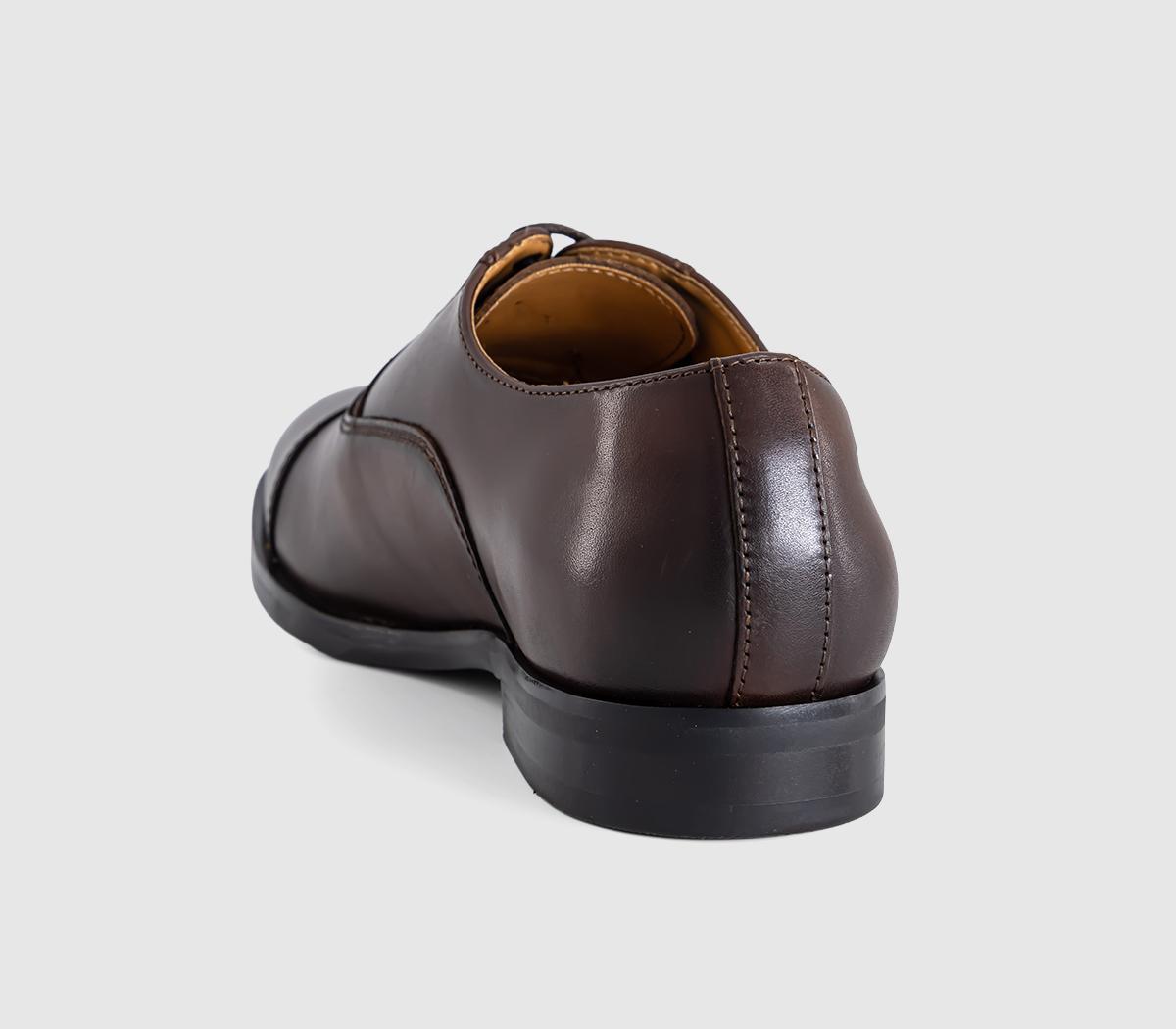OFFICEMoorfield Toe Cap Oxford ShoesBrown Leather