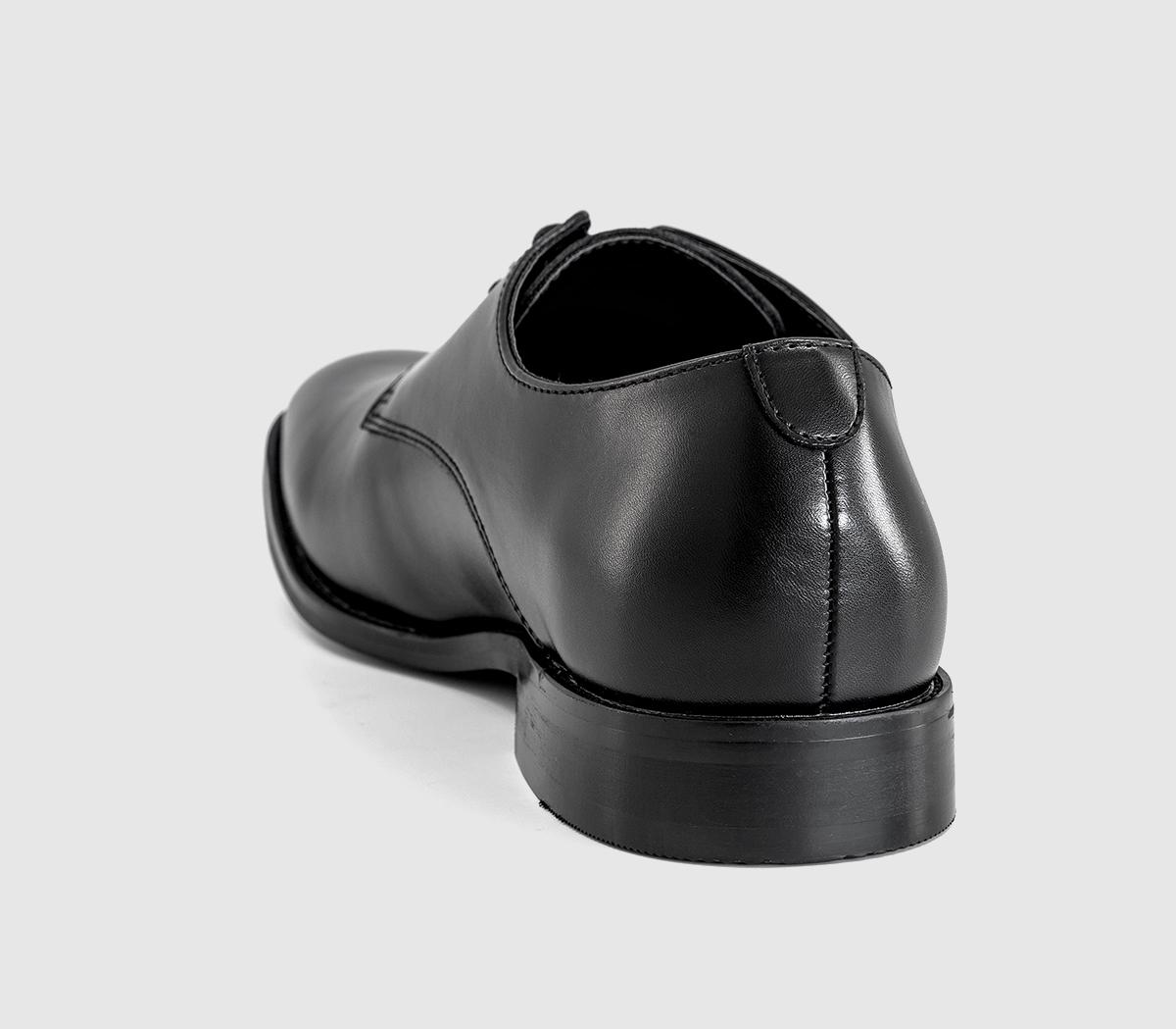 OFFICEMaidstone Plain Toe Derby Lace Up ShoesBlack