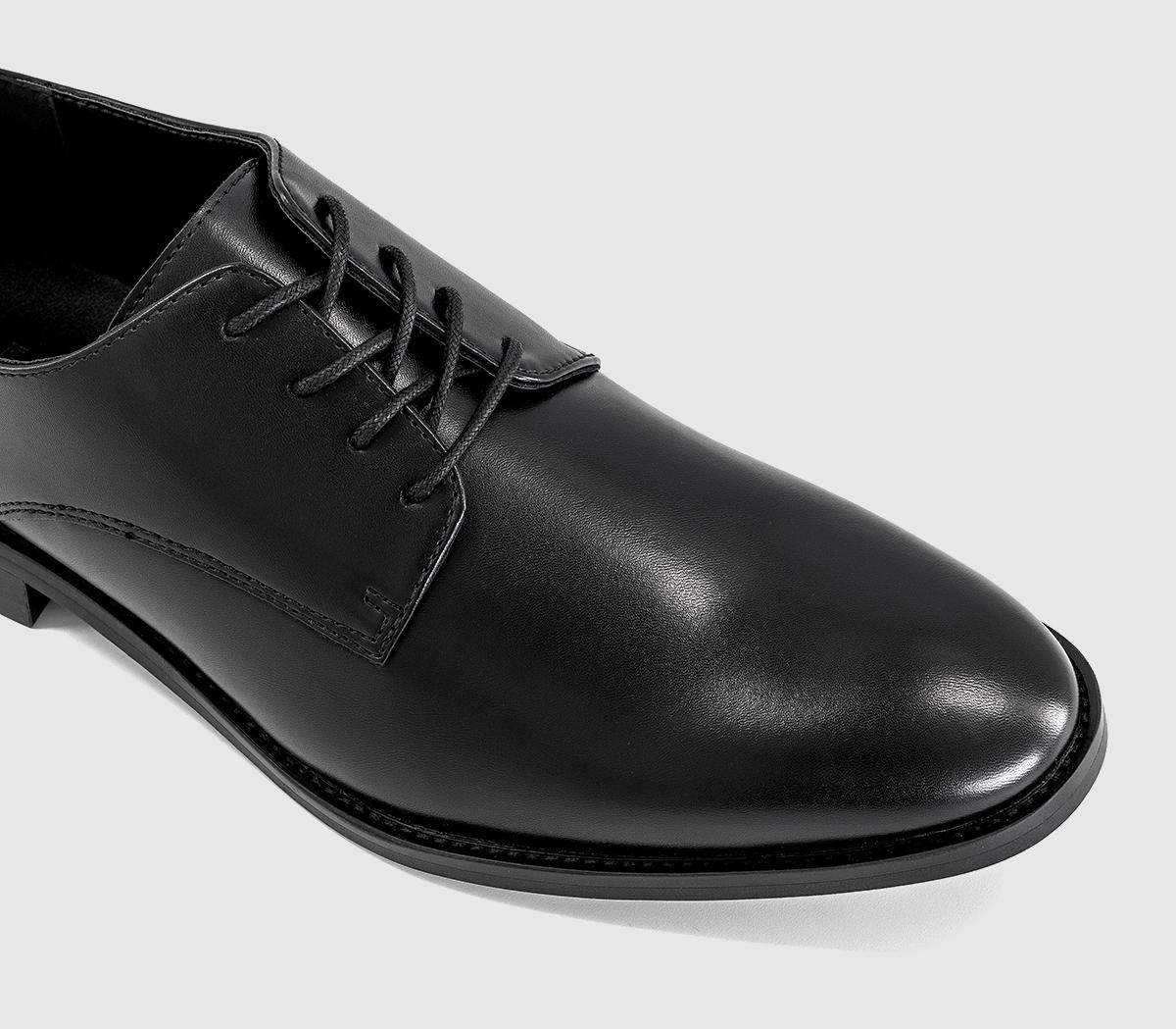 OFFICEMaidstone Plain Toe Derby Lace Up ShoesBlack