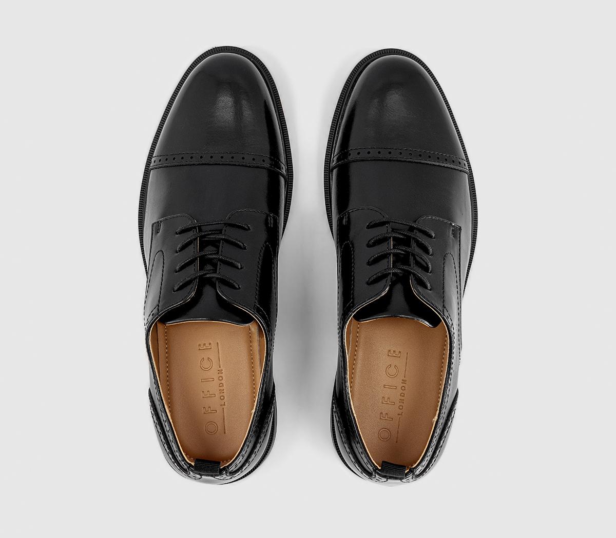 OFFICEMansfield Punch Detail Derby ShoesBlack