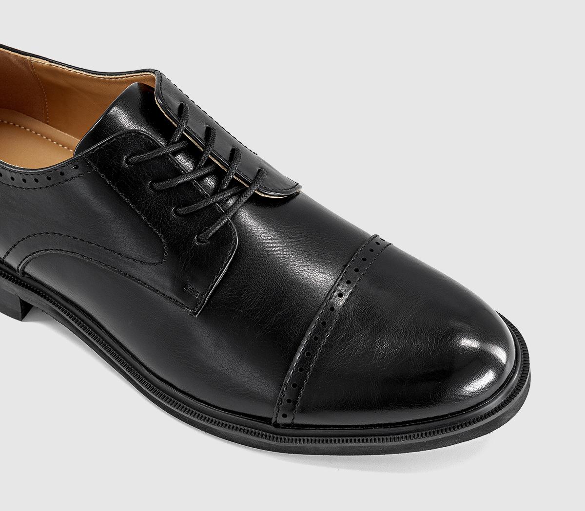 OFFICEMansfield Punch Detail Derby ShoesBlack