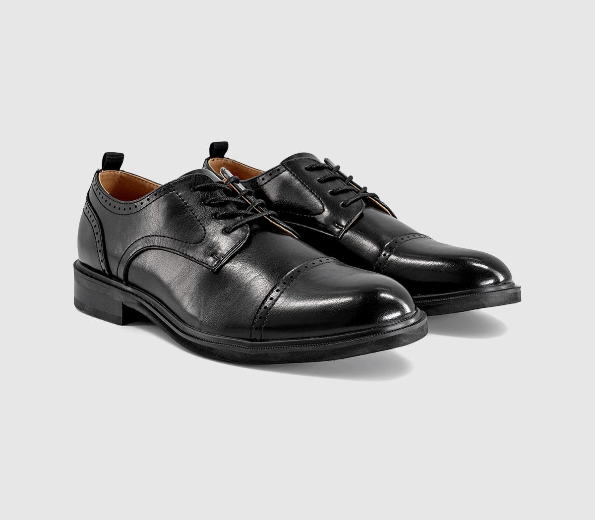 OFFICEMansfield Punch Detail Derby ShoesBlack