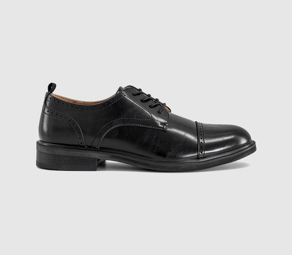 OFFICEMansfield Punch Detail Derby ShoesBlack