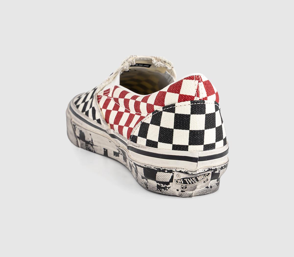 VansSlam Jam X Lx Classic Slip-on 98 TrainersAod Black Checkerboard