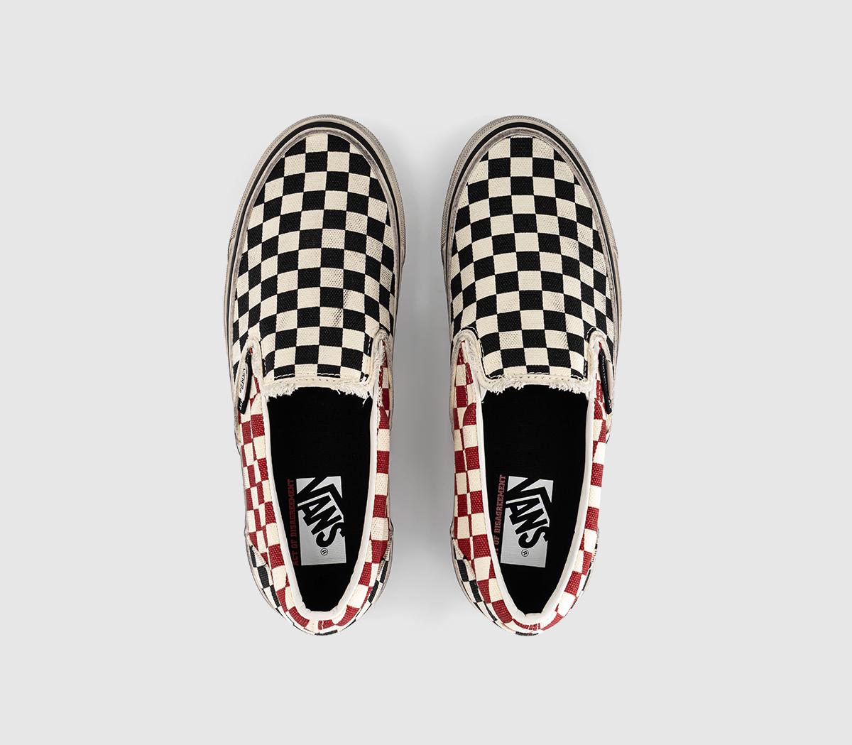 VansSlam Jam X Lx Classic Slip-on 98 TrainersAod Black Checkerboard
