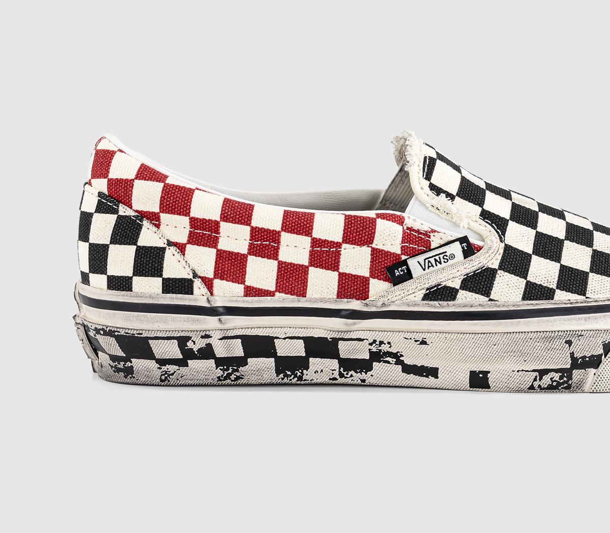 VansSlam Jam X Lx Classic Slip-on 98 TrainersAod Black Checkerboard