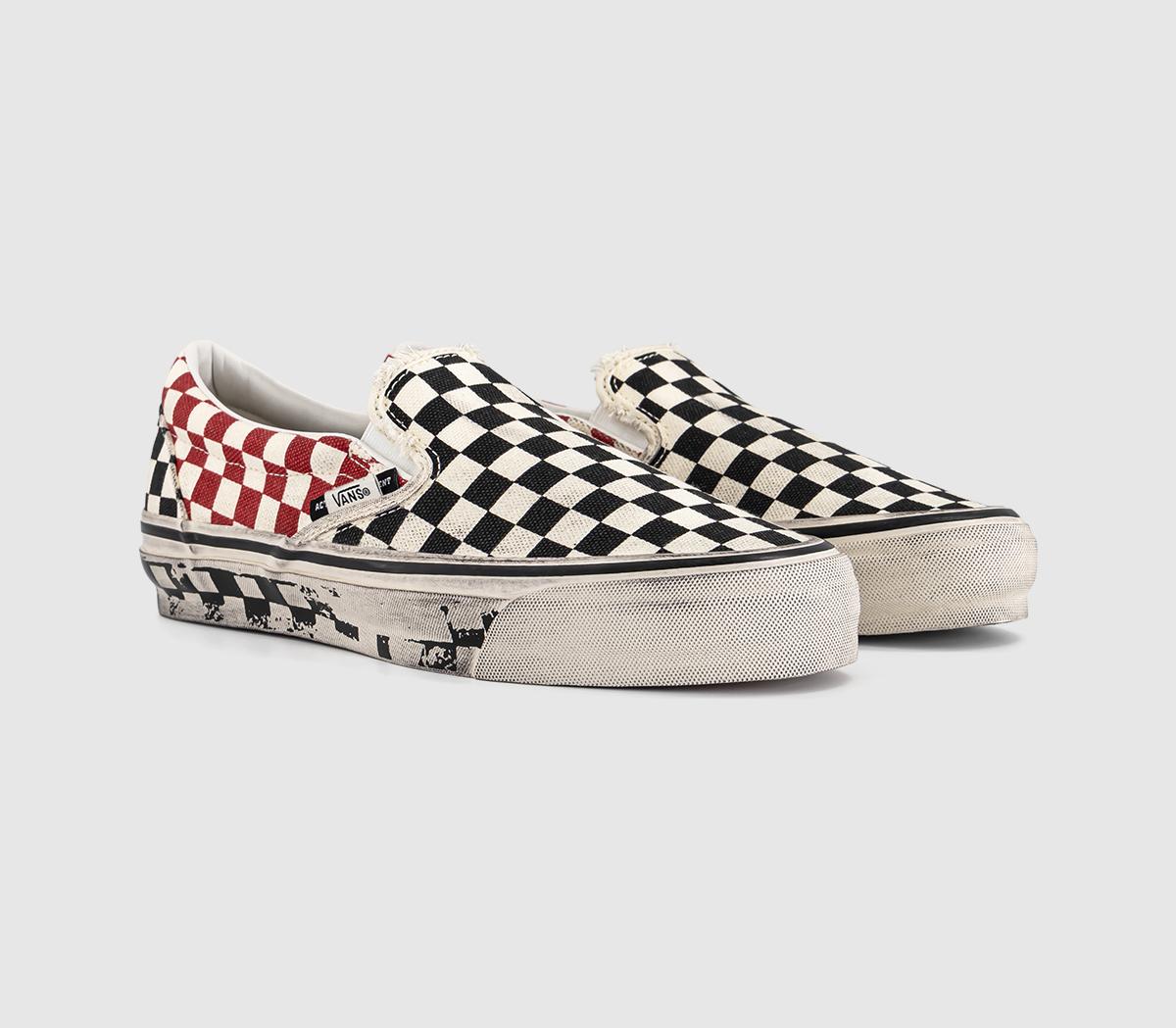 VansSlam Jam X Lx Classic Slip-on 98 TrainersAod Black Checkerboard