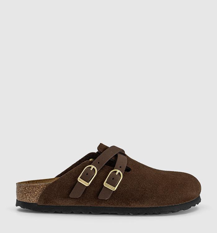 BIRKENSTOCK Blair Clogs Carafe Suede