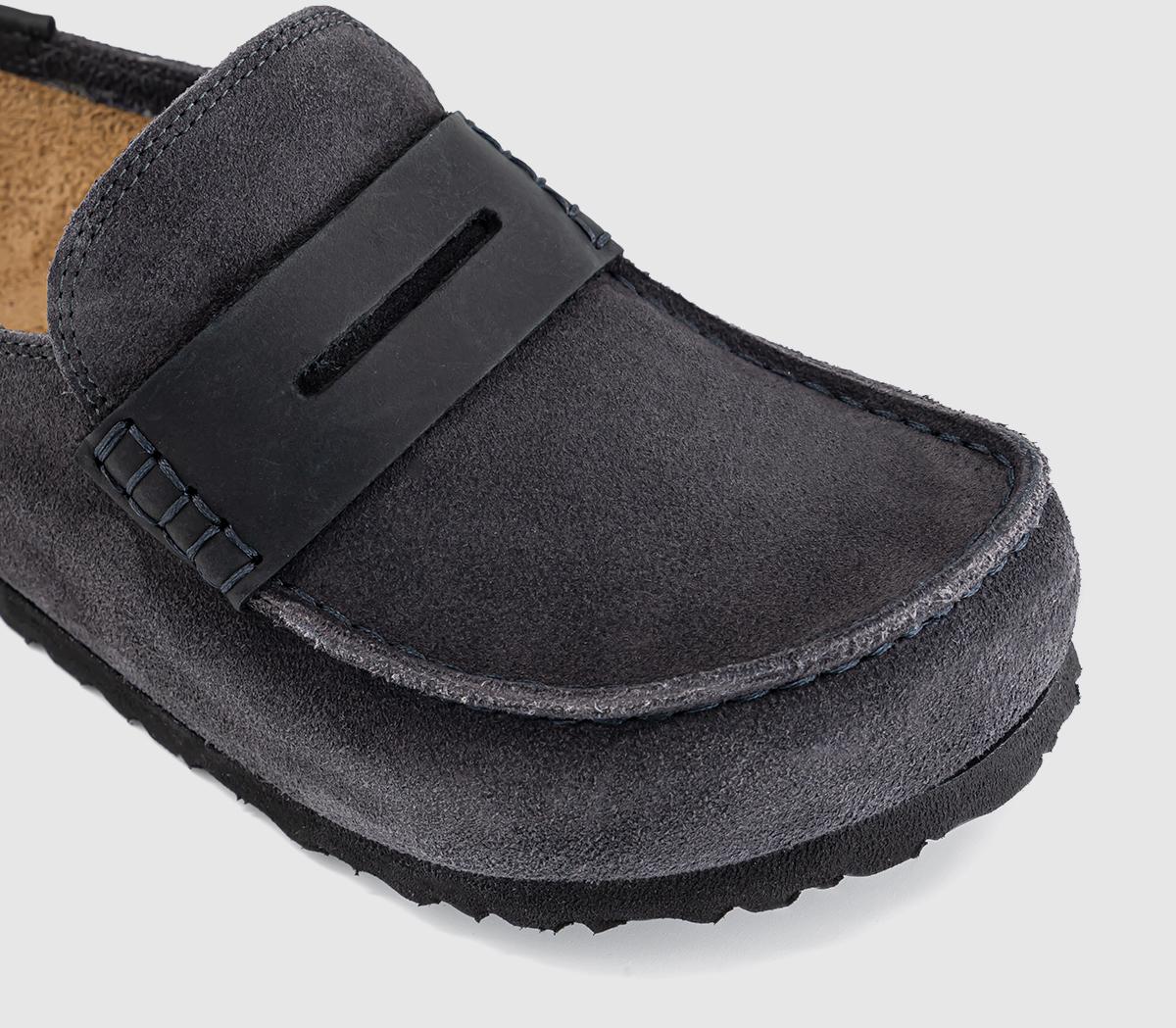BIRKENSTOCKNaples Mixed ClogsCharcoal