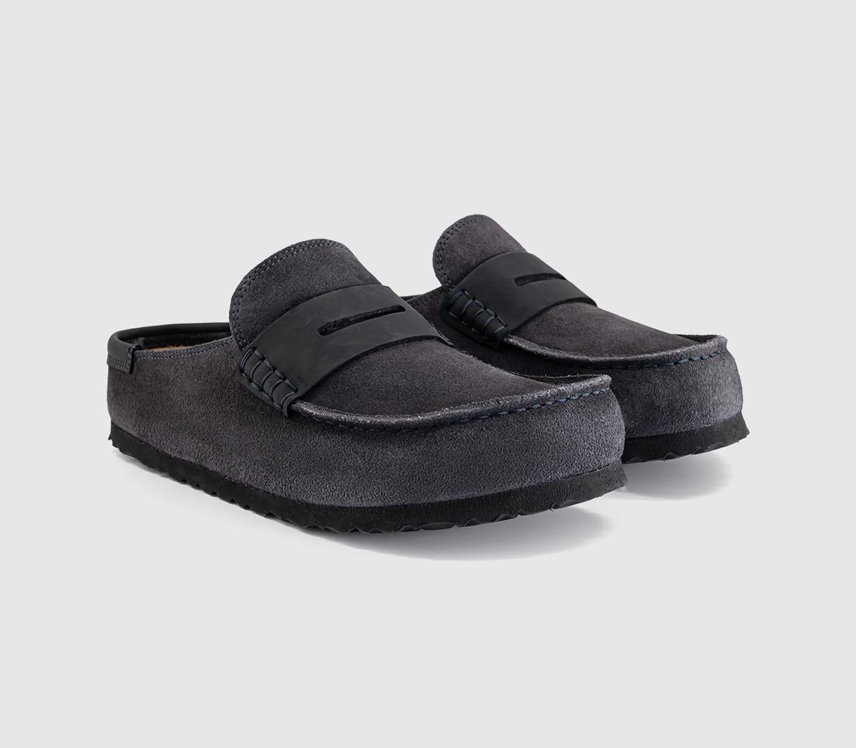 BIRKENSTOCKNaples Mixed ClogsCharcoal
