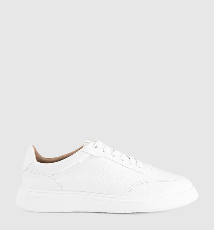 OFFICE Trafford Lace Up Trainers White