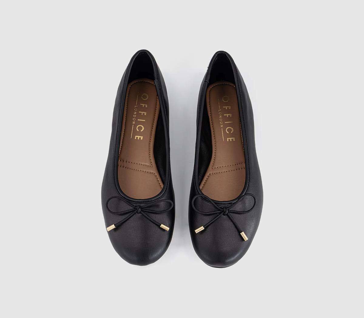 OFFICEFraggle Bow Ballerina PumpsBlack