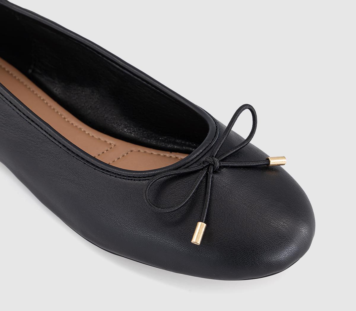 OFFICEFraggle Bow Ballerina PumpsBlack