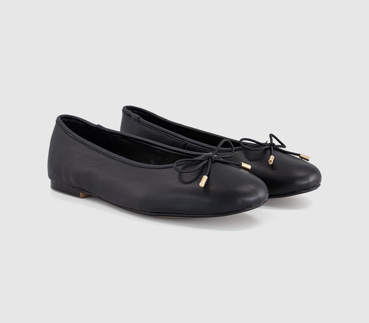 OFFICEFraggle Bow Ballerina PumpsBlack