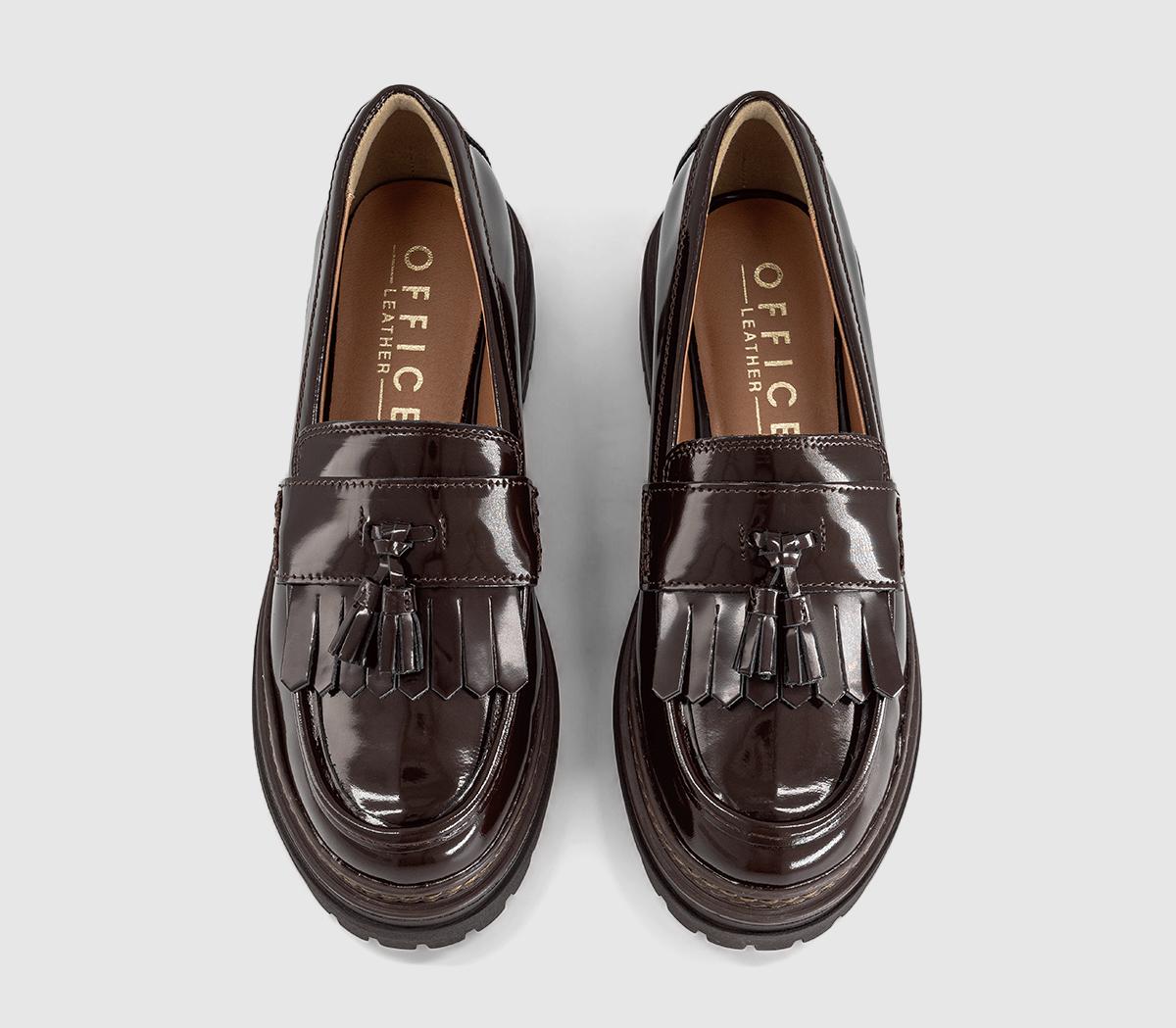 OFFICEFreddie Chunky Tassel LoafersBrown Leather