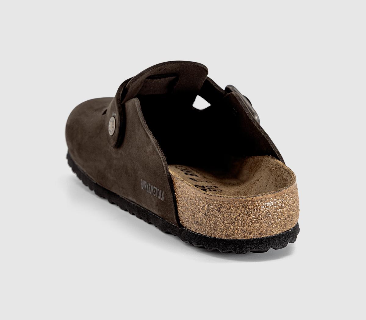 BIRKENSTOCKBoston Men's ClogsMocca Nubuck