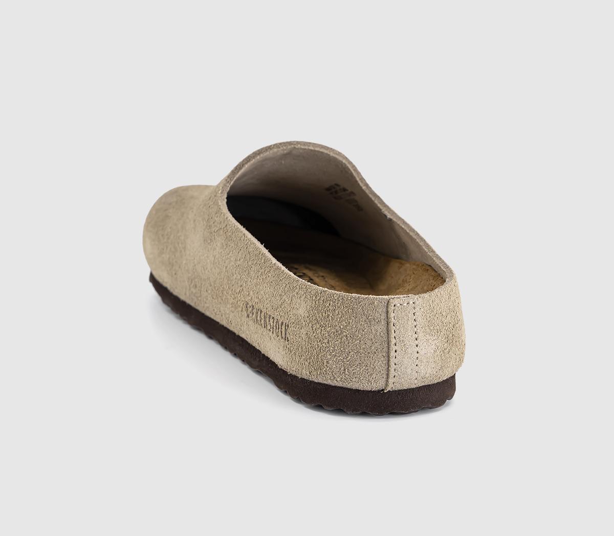 BIRKENSTOCKAmsterdam Wrapped Men's ClogsTaupe Suede