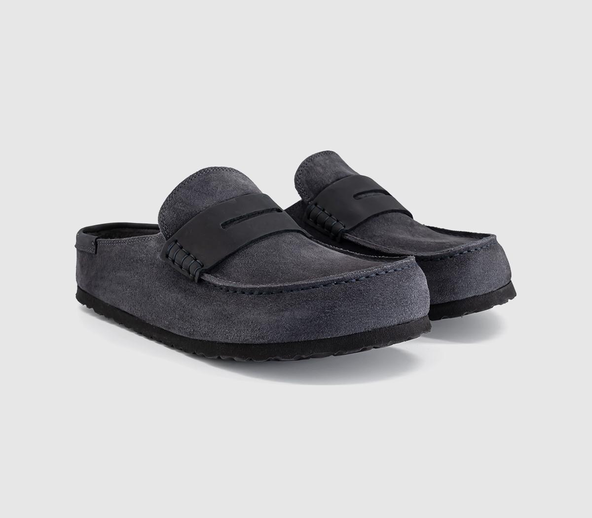 BIRKENSTOCKNaples Mixed ClogsCharcoal