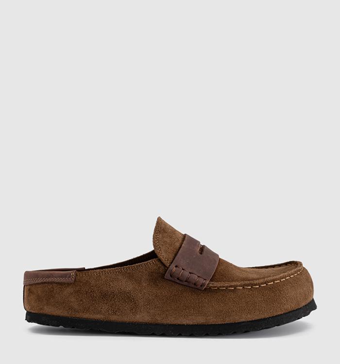 BIRKENSTOCK Naples Mixed Clogs Cork Brown