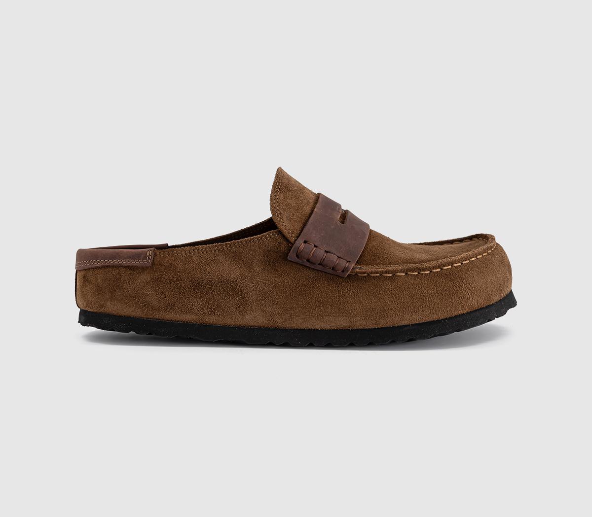 Birkenstock Naples Mixed Clogs Cork  Brown in Men's Size 10.5, Office Shoes