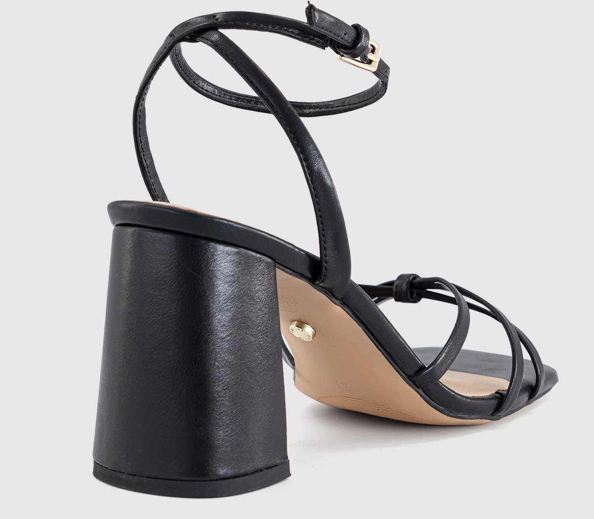 OFFICEHappen Block Heel Strappy SandalsBlack