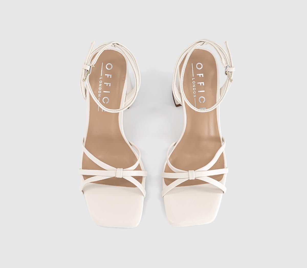 OFFICEHappen Block Heel Strappy SandalsCream