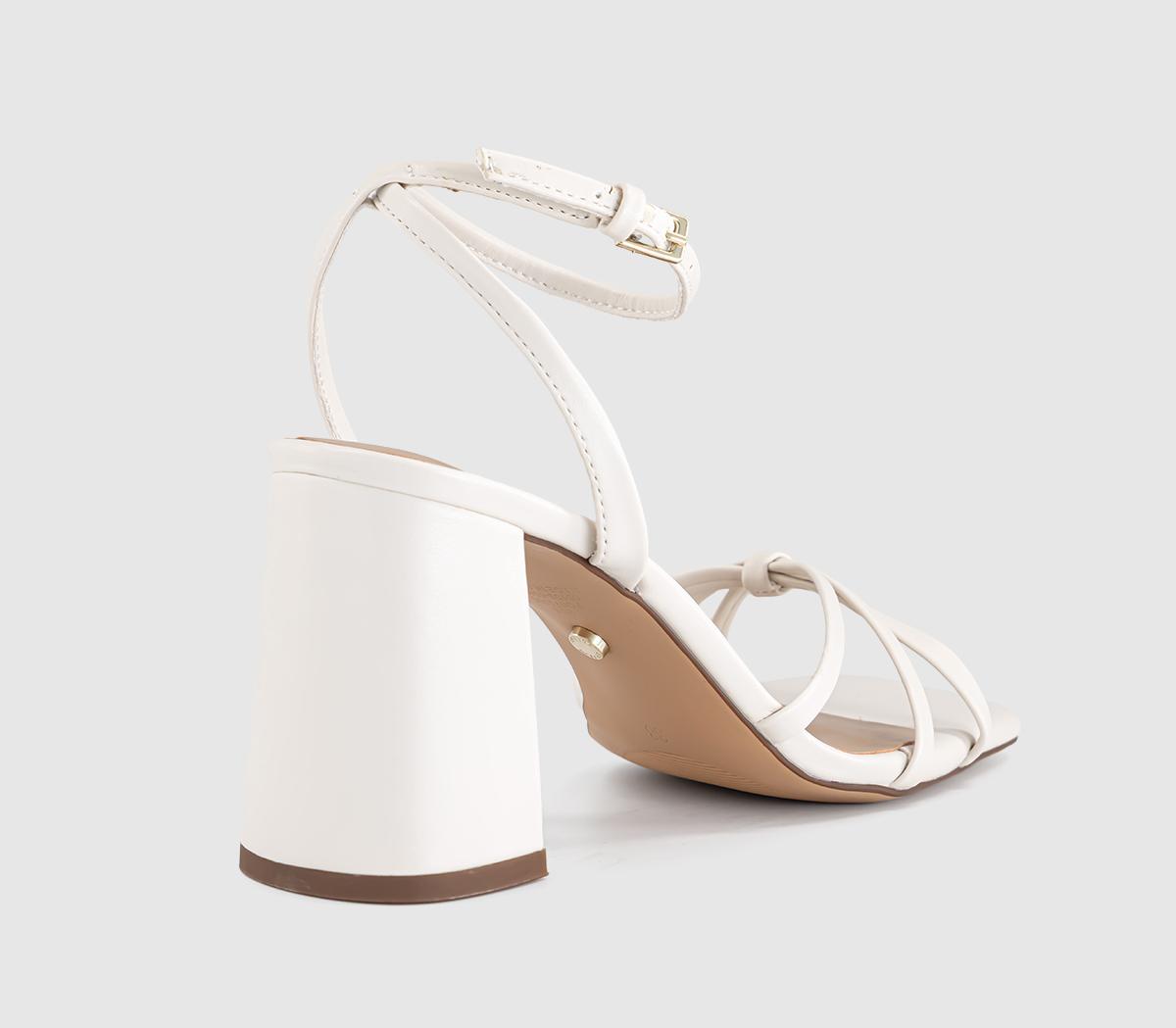 OFFICEHappen Block Heel Strappy SandalsCream