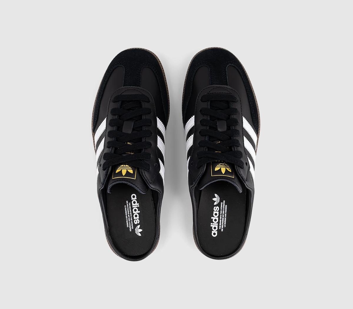 adidasSamba MulesBlack White