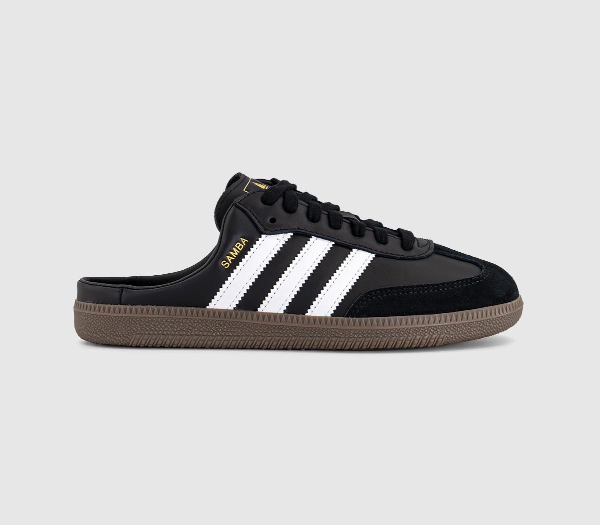 adidasSamba MulesBlack White