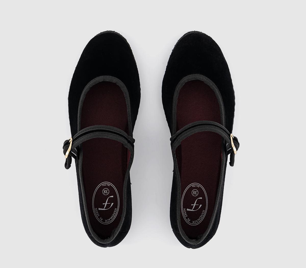 FlabelusMary JanesBlack Velvet