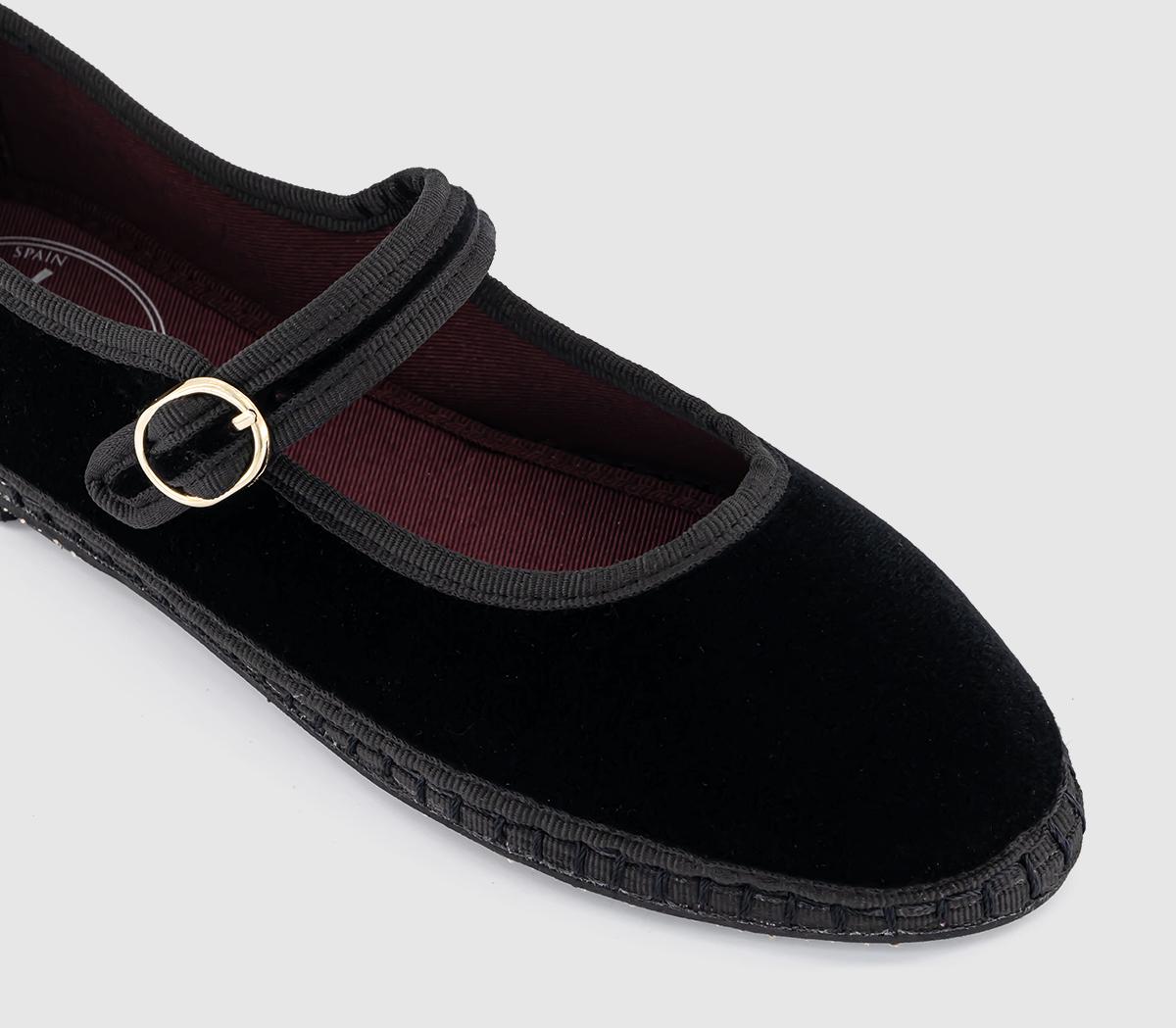 FlabelusMary JanesBlack Velvet