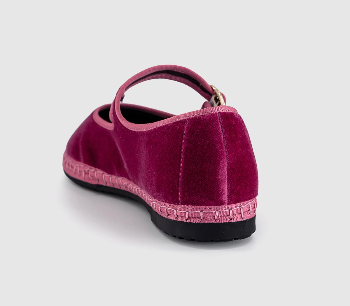 FlabelusMary JanesPink Velvet