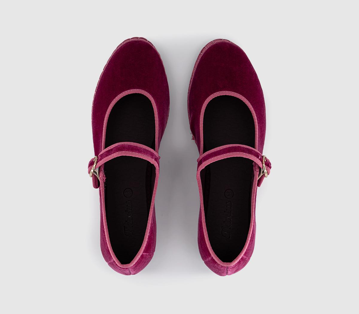 FlabelusMary JanesPink Velvet