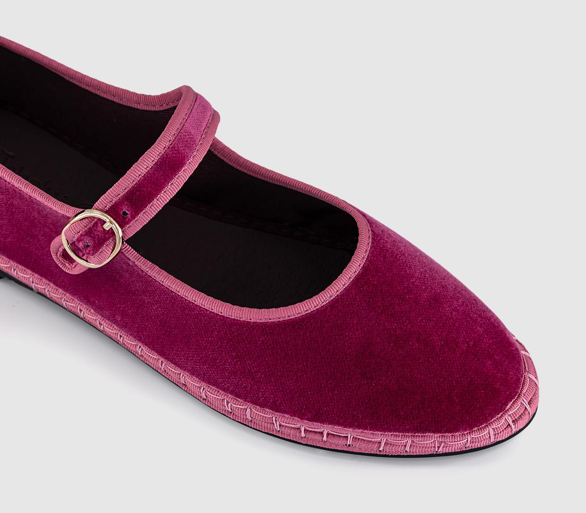 FlabelusMary JanesPink Velvet