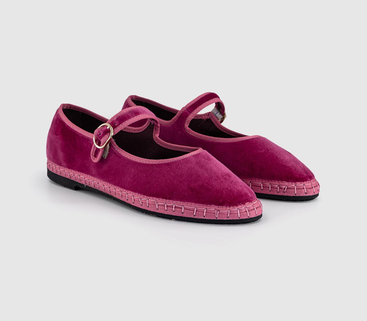 FlabelusMary JanesPink Velvet