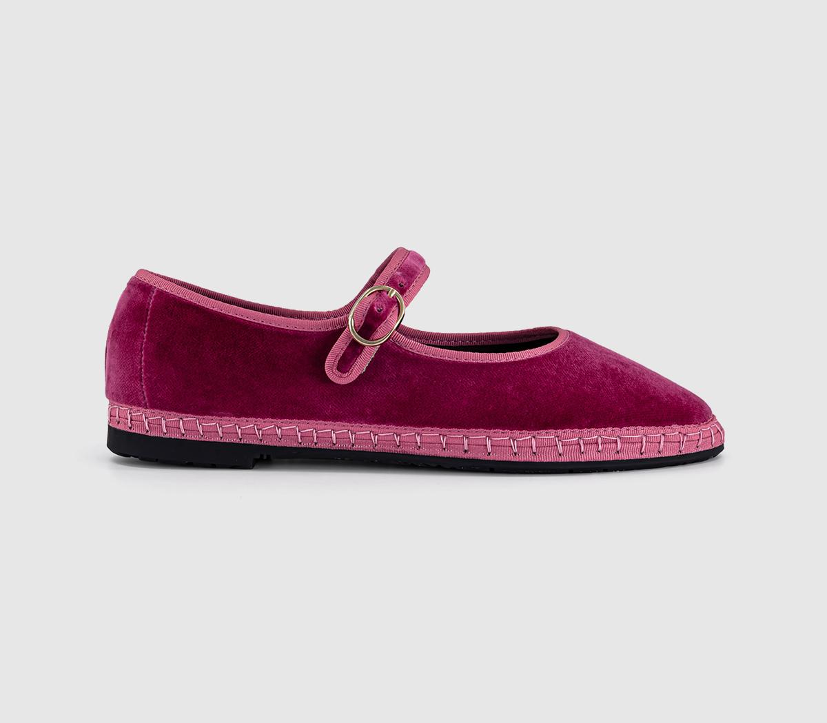 FlabelusMary JanesPink Velvet