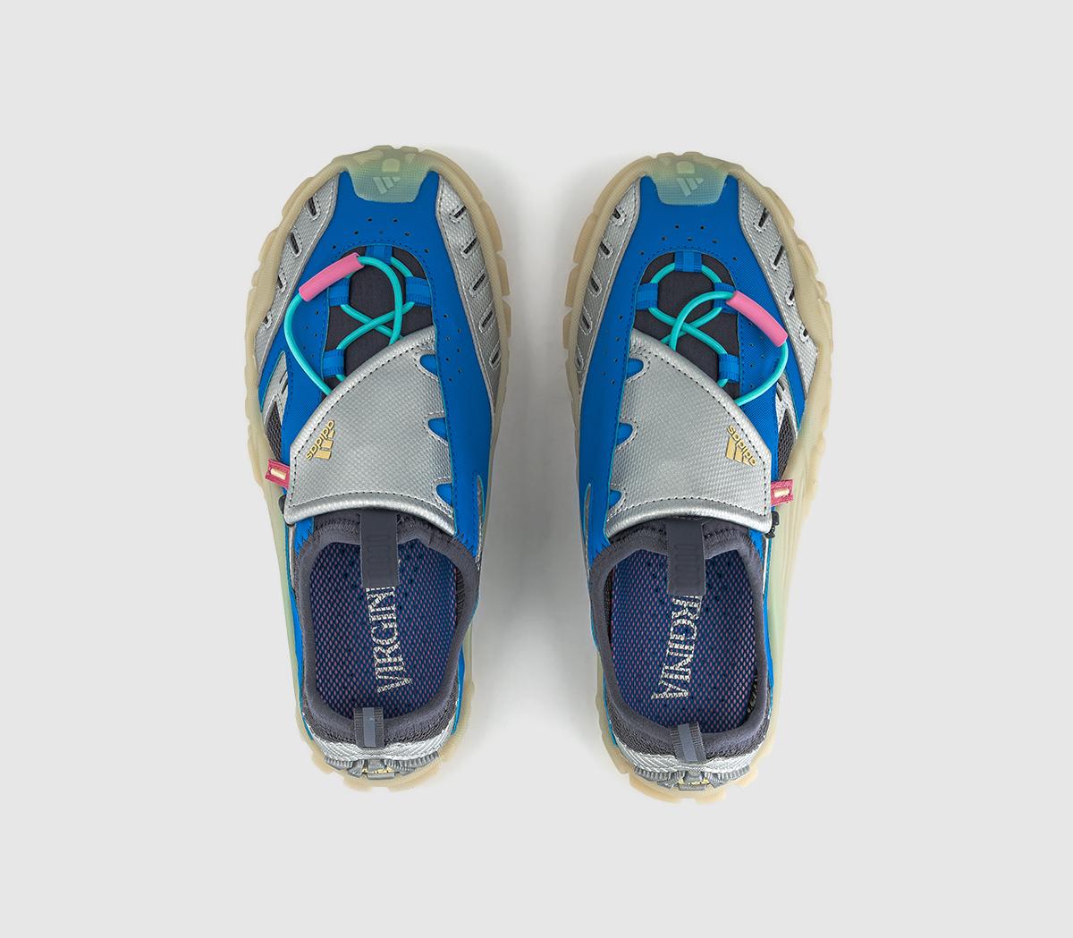 adidasPharrel x adidas Watermoc TrainersPw Blue Silver Metallic Yellow