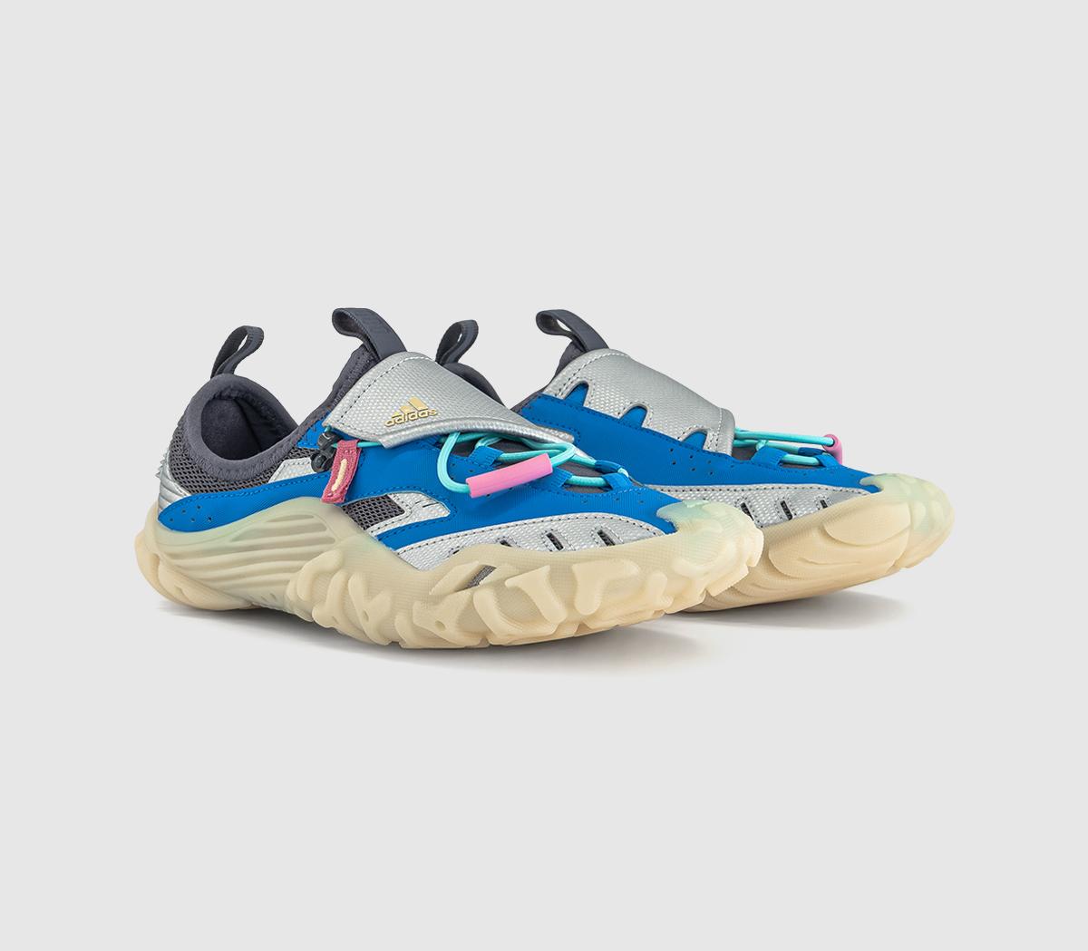 adidasPharrel x adidas Watermoc TrainersPw Blue Silver Metallic Yellow