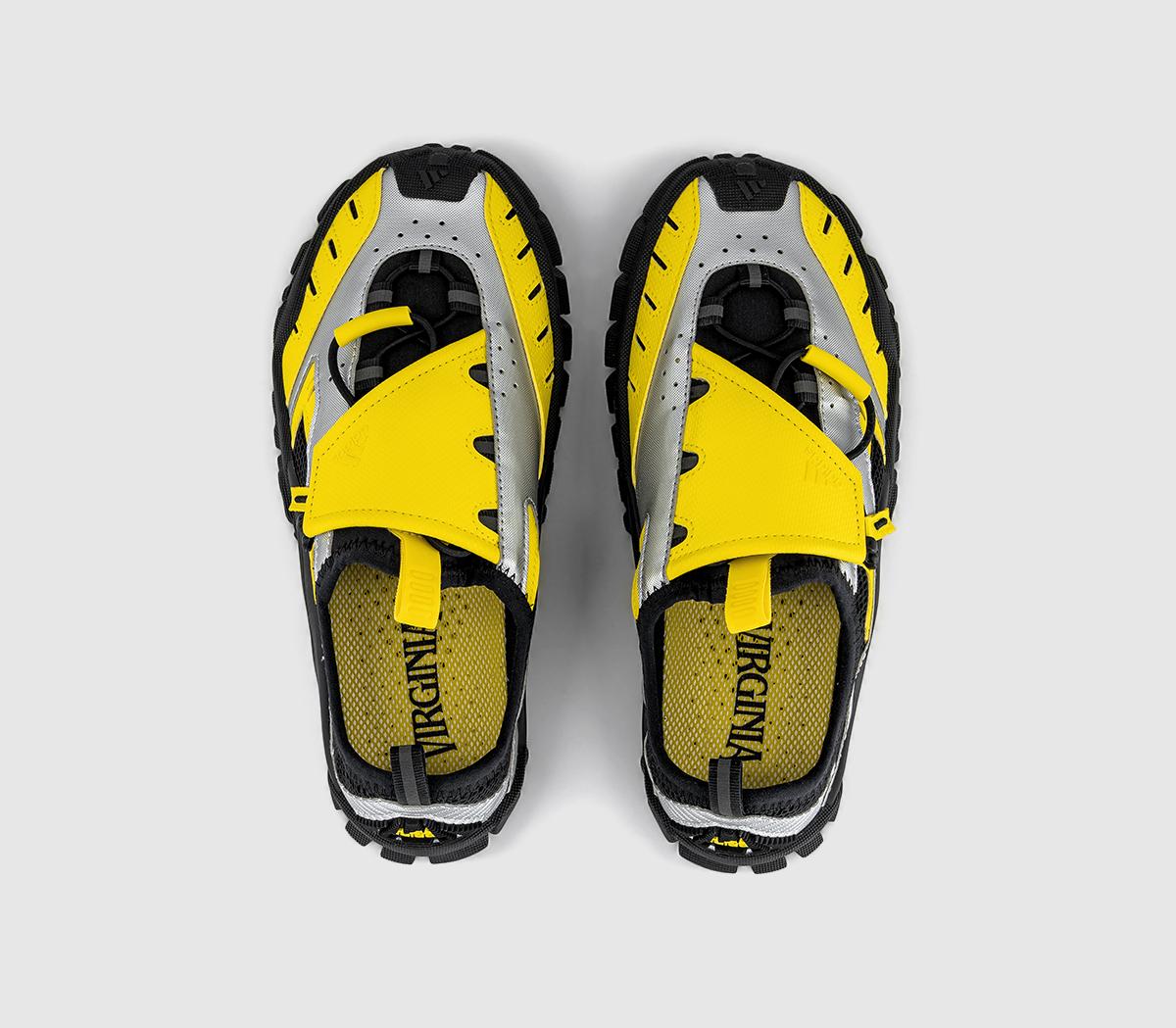 adidasPharrel x adidas Watermoc TrainersPw Yellow Silver Metallic Core Black