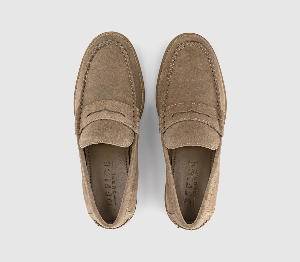 OFFICECarlisle Casual Penny LoafersTaupe