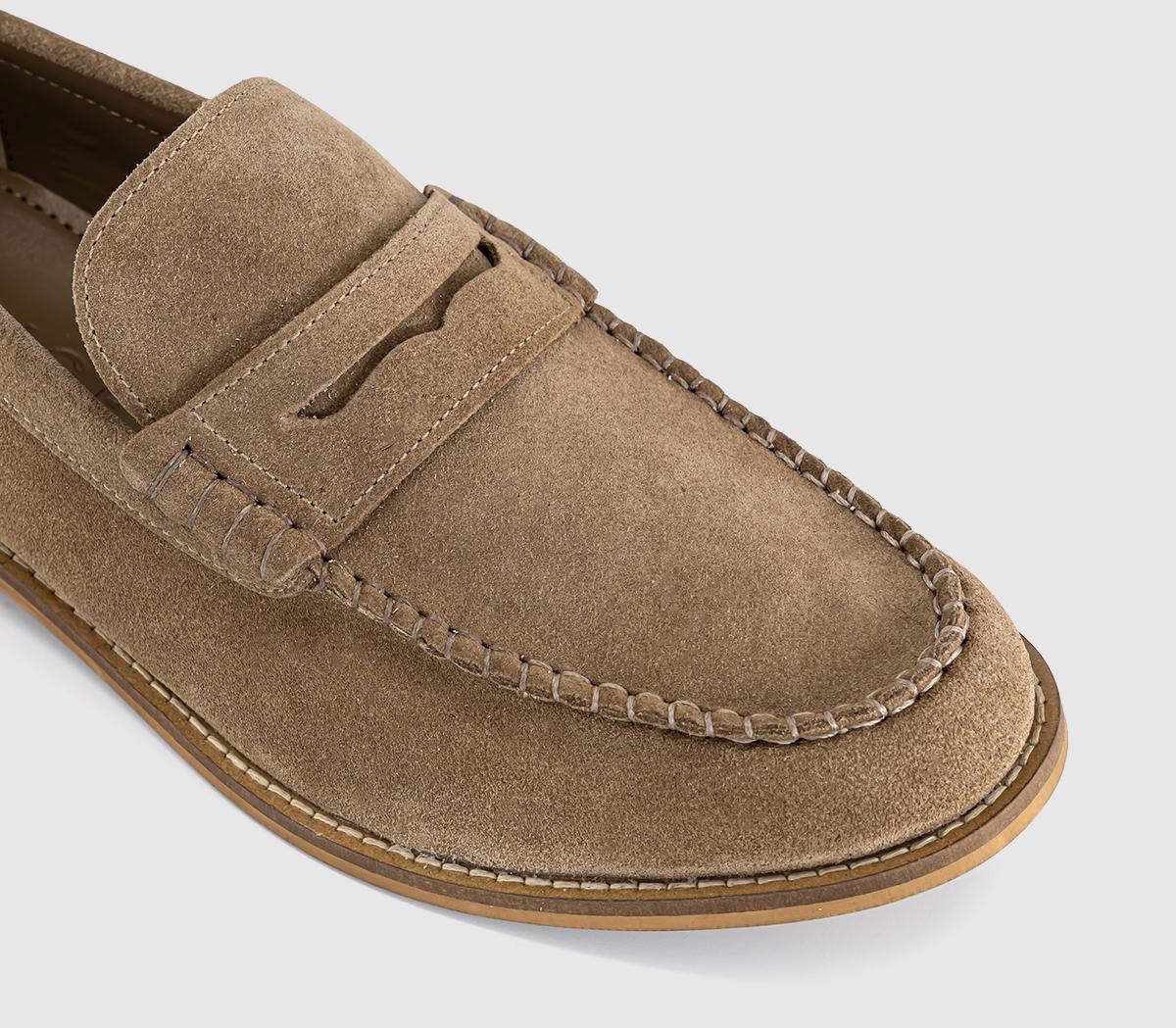 OFFICECarlisle Casual Penny LoafersTaupe