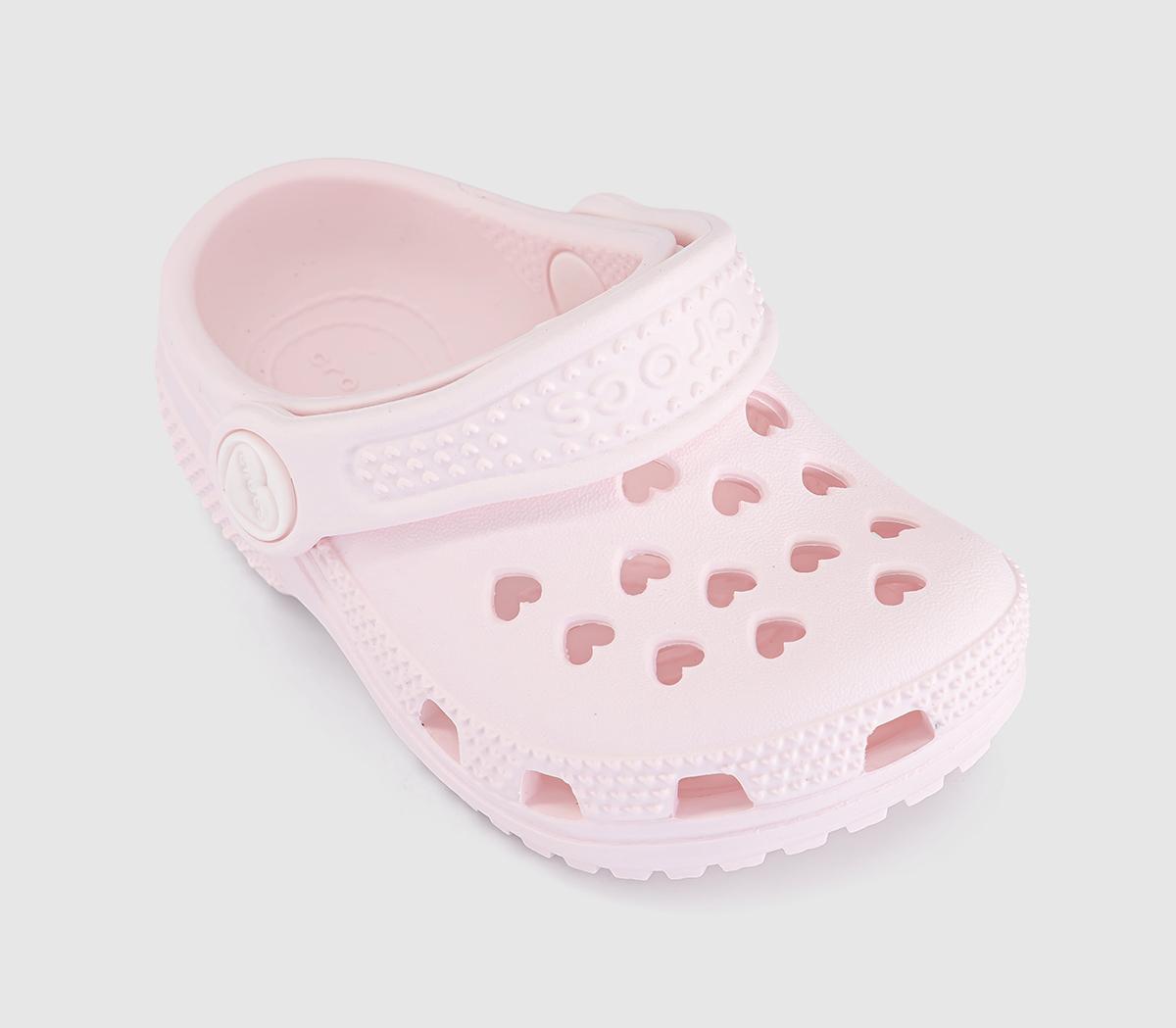 CrocsClassic Hearts Cut Out Clogs ToddlersBubble Ice