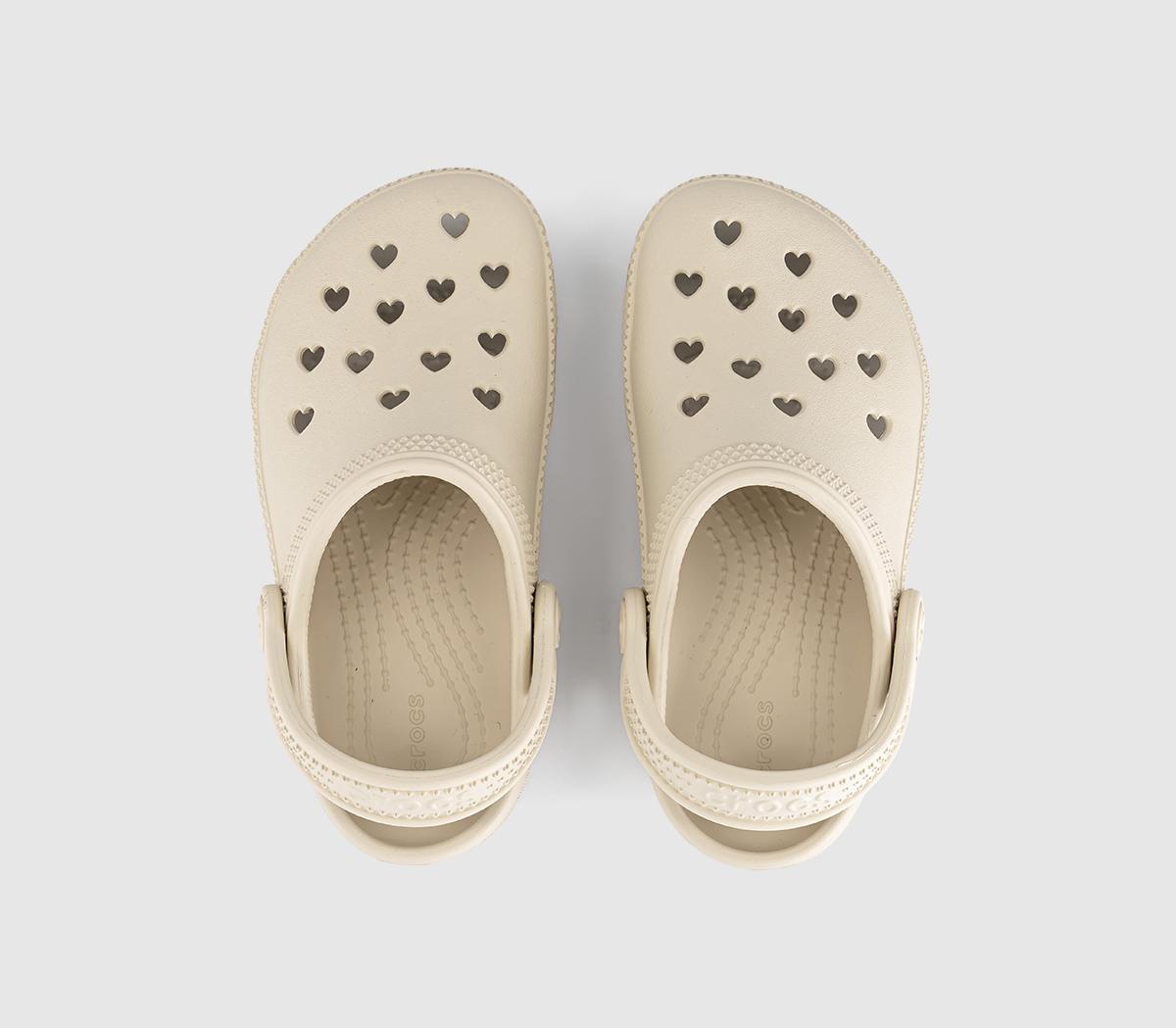 CrocsClassic Hearts Cut Out Kids ClogFrappe