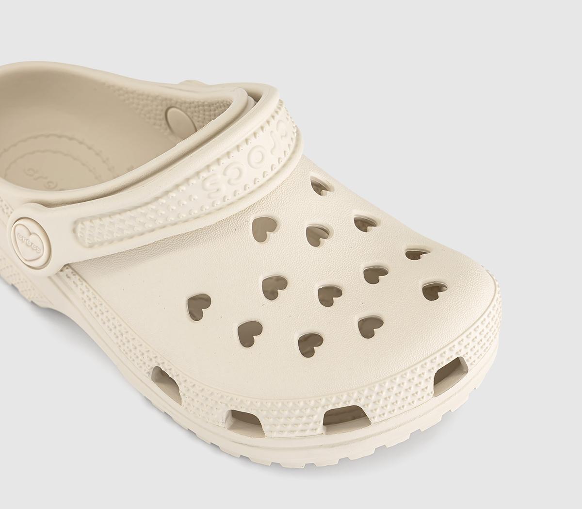 CrocsClassic Hearts Cut Out Kids ClogFrappe