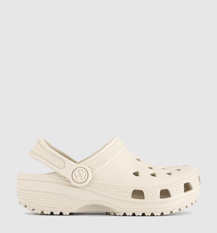 Crocs Classic Hearts Cut Out Kids Clog Frappe