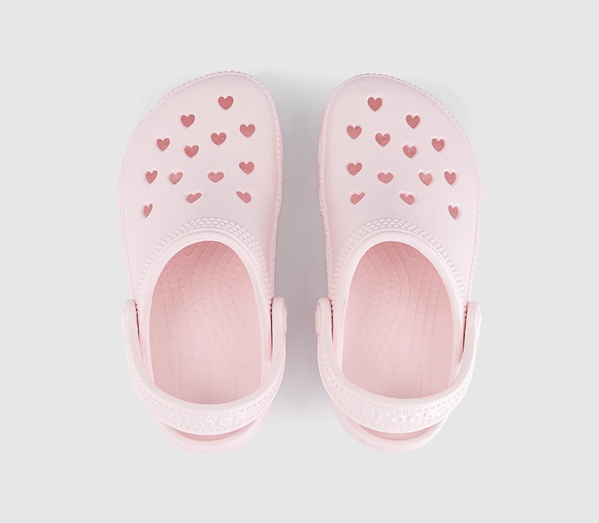 CrocsClassic Hearts Cut Out Kids ClogsBubble Ice