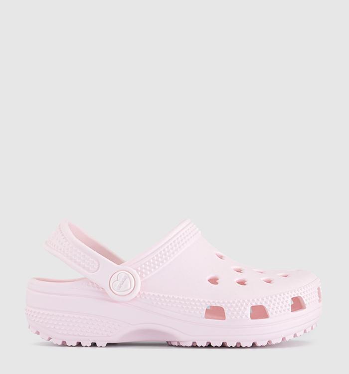 Crocs Classic Hearts Cut Out Kids Clogs Bubble Ice