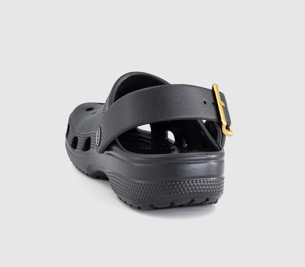 CrocsClassic Metallic Buckle ClogsBlack