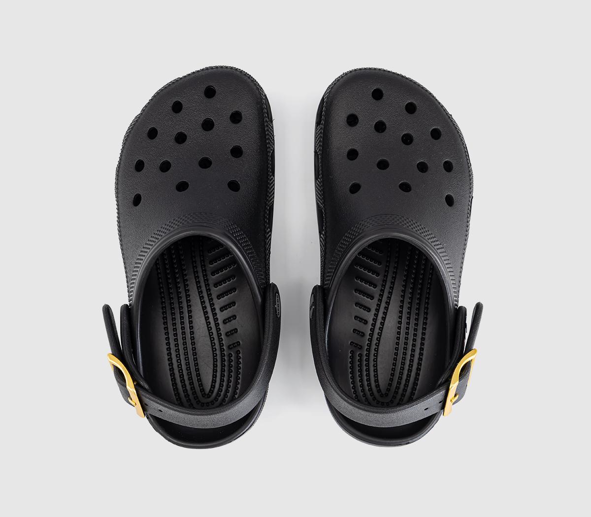 CrocsClassic Metallic Buckle ClogsBlack