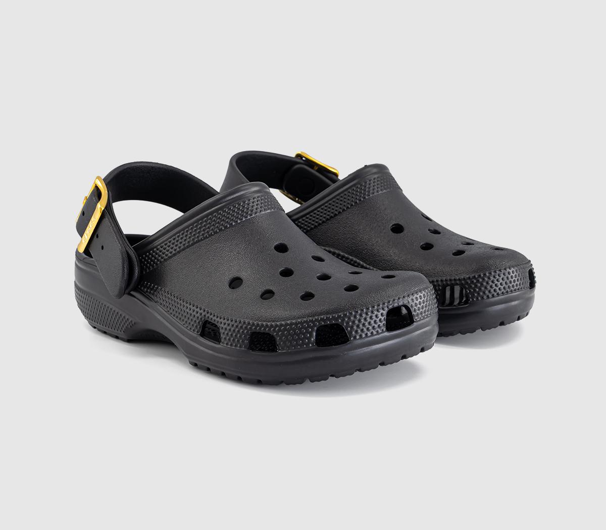 CrocsClassic Metallic Buckle ClogsBlack